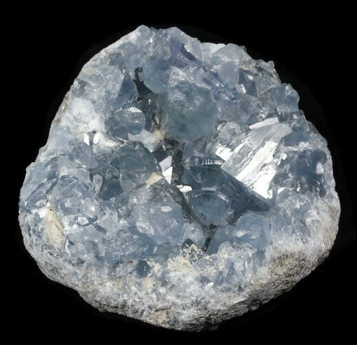Celestine (Celestite) Crystal Geode - Madagascar #31232